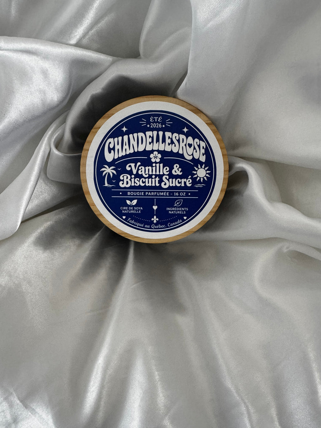 Vanille & Biscuit Sucré – Chandelle parfumée 16 oz