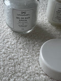 Sel naturel d’Epsom — LaMaisonRose & Co
Fait à la main • Format 450 g