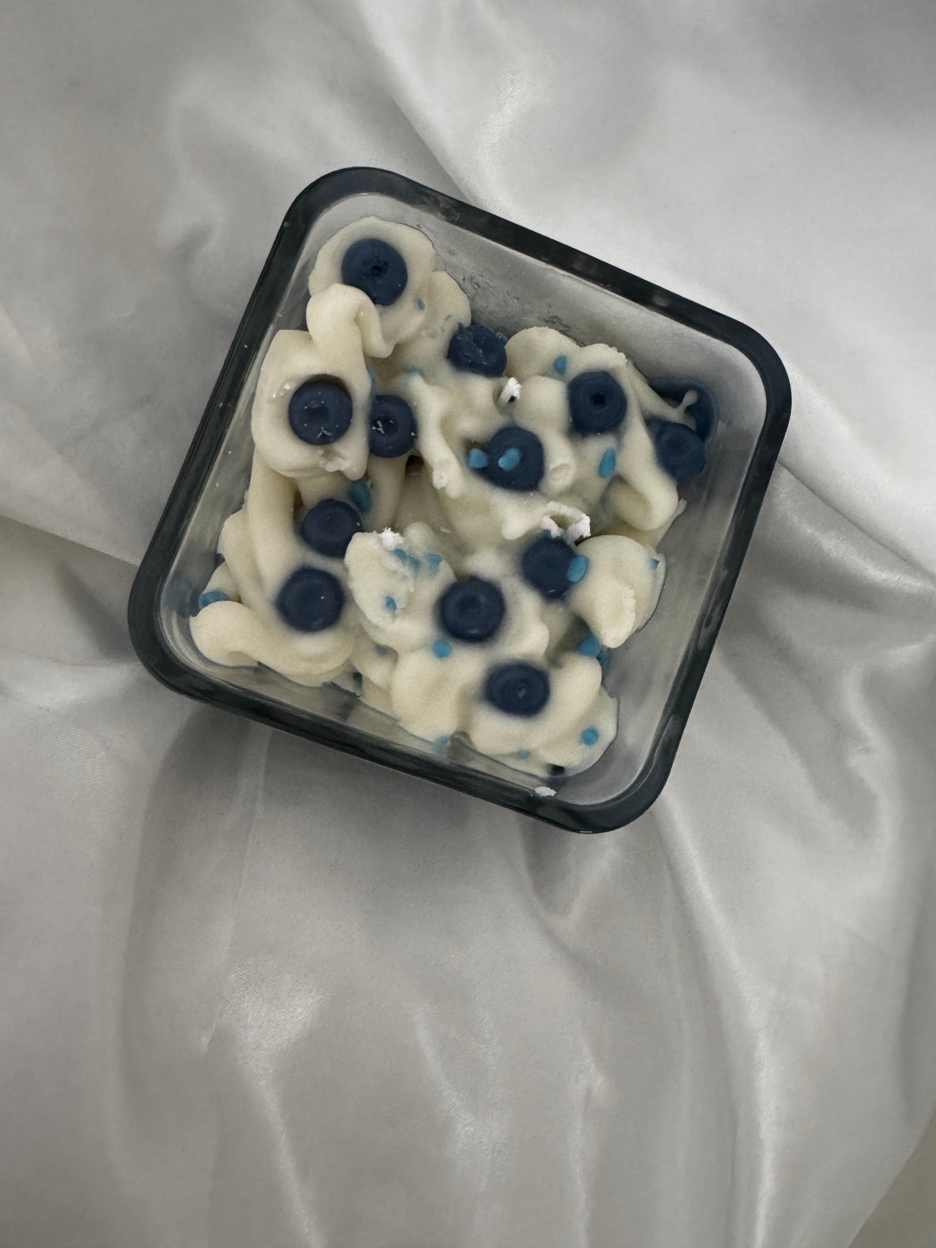 Chandelle 3 mèches – Vanille & Bleuets sucrés