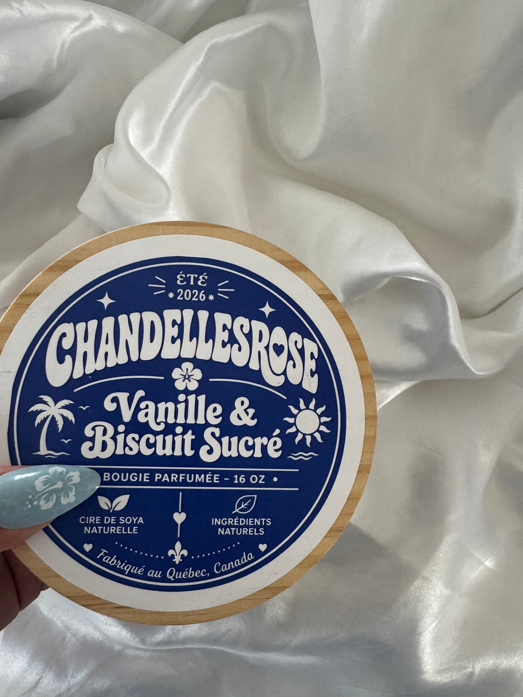 Vanille & Biscuit Sucré – Chandelle parfumée 16 oz