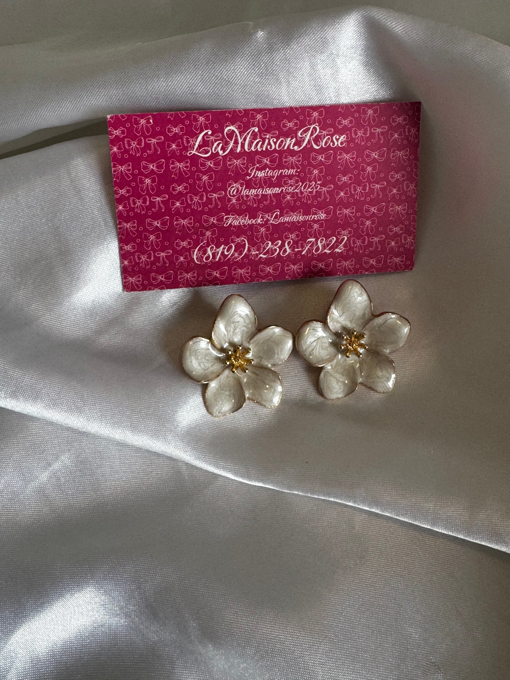 Boucles d’oreilles Fleurs d’été du Sud — LaMaisonRose & Co