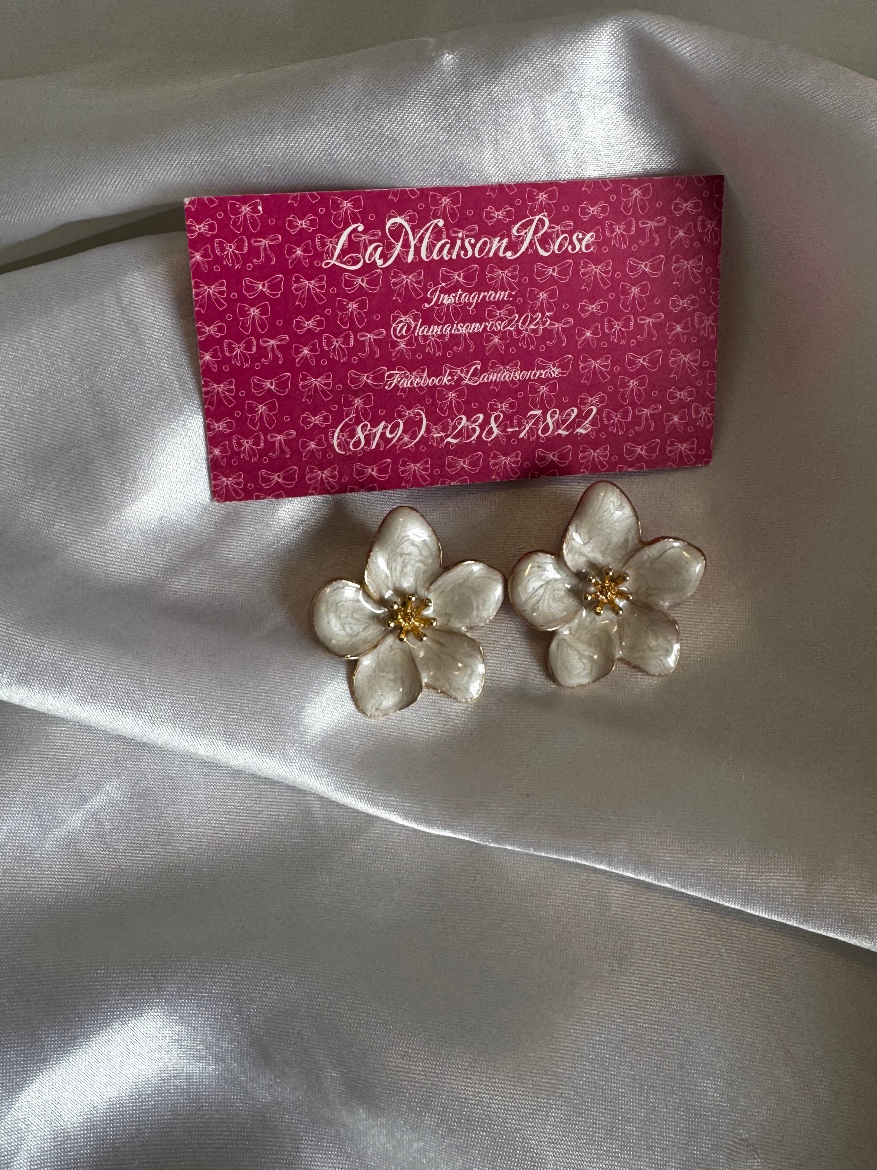 Boucles d’oreilles Fleurs d’été du Sud — LaMaisonRose & Co