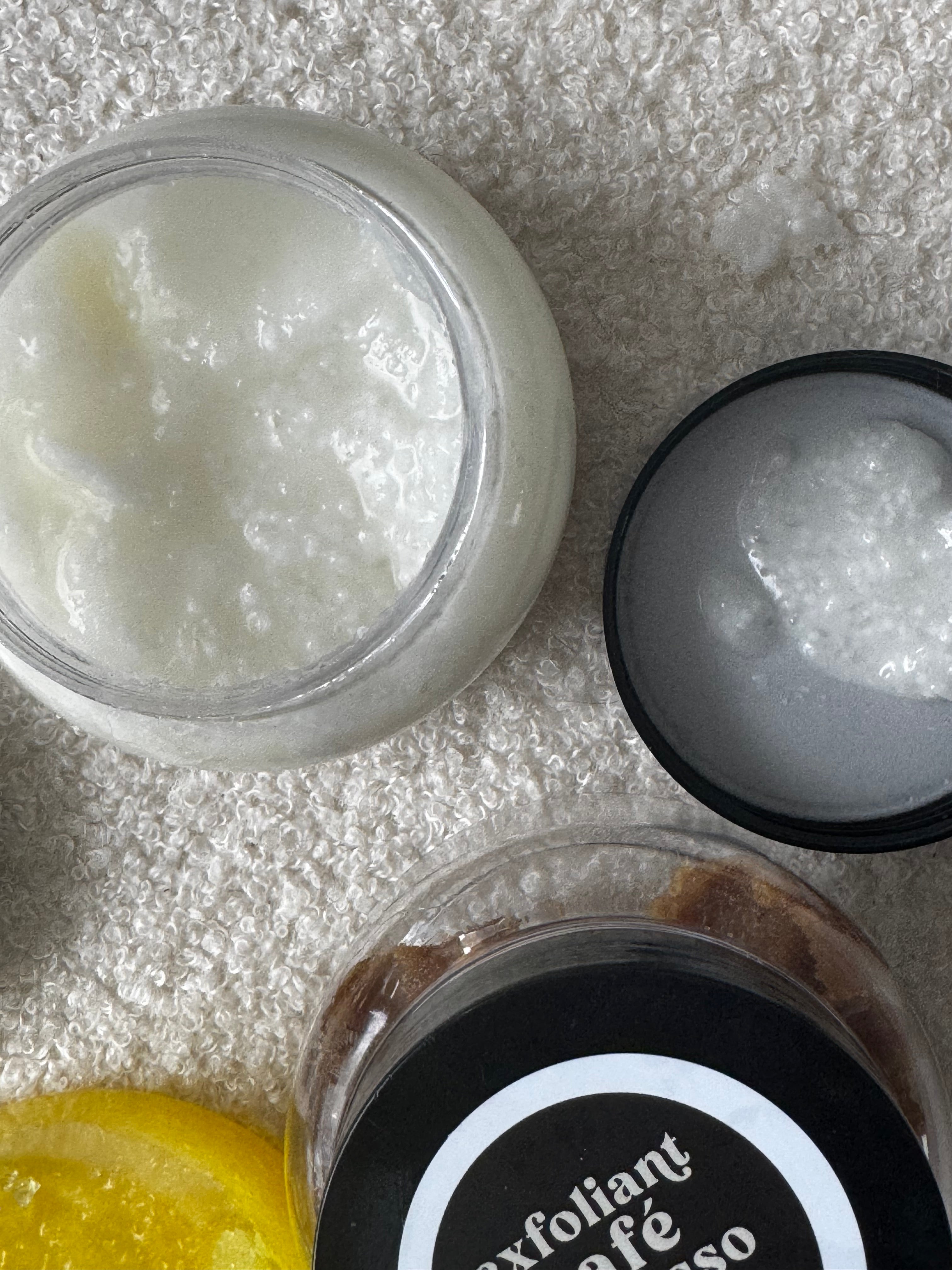 Exfoliant 9oz: Contenant  de plastique