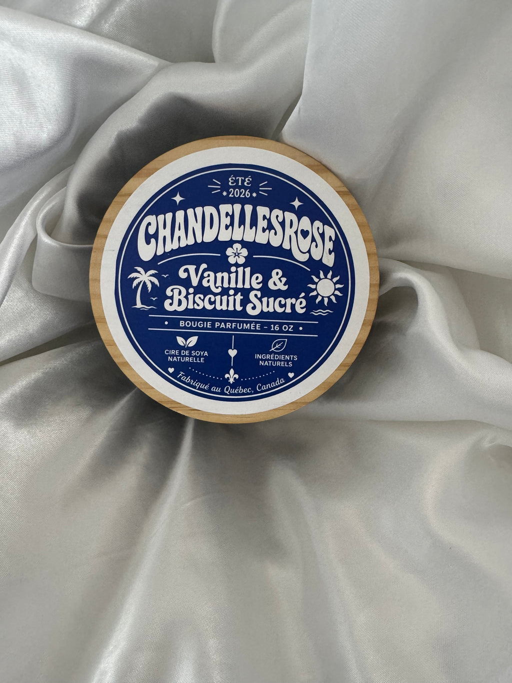 Vanille & Biscuit Sucré – Chandelle parfumée 16 oz