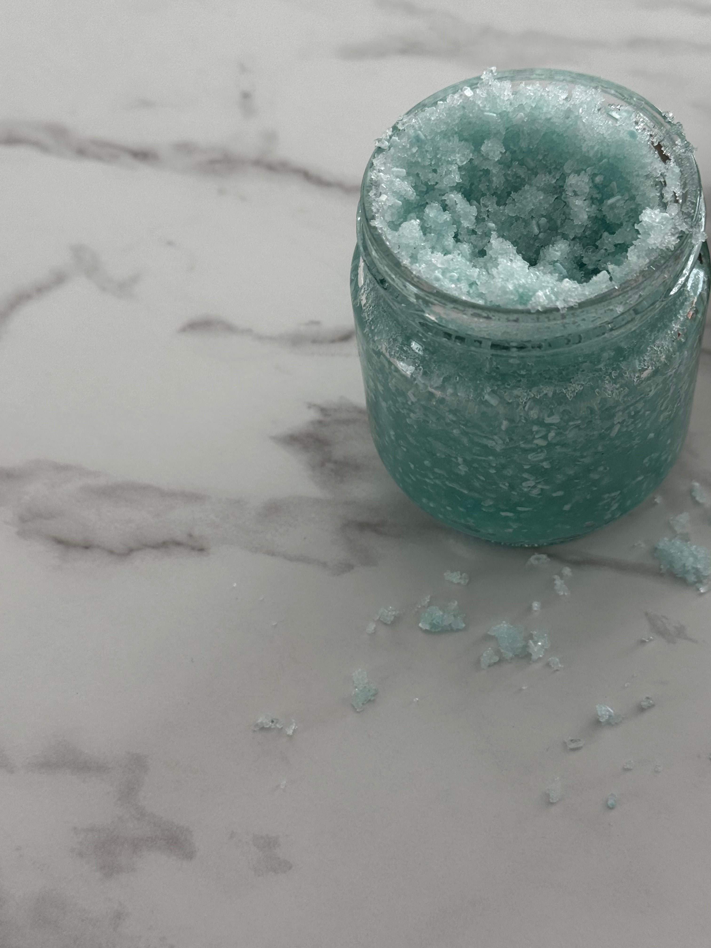Exfoliant 9oz dans des pots de verres
