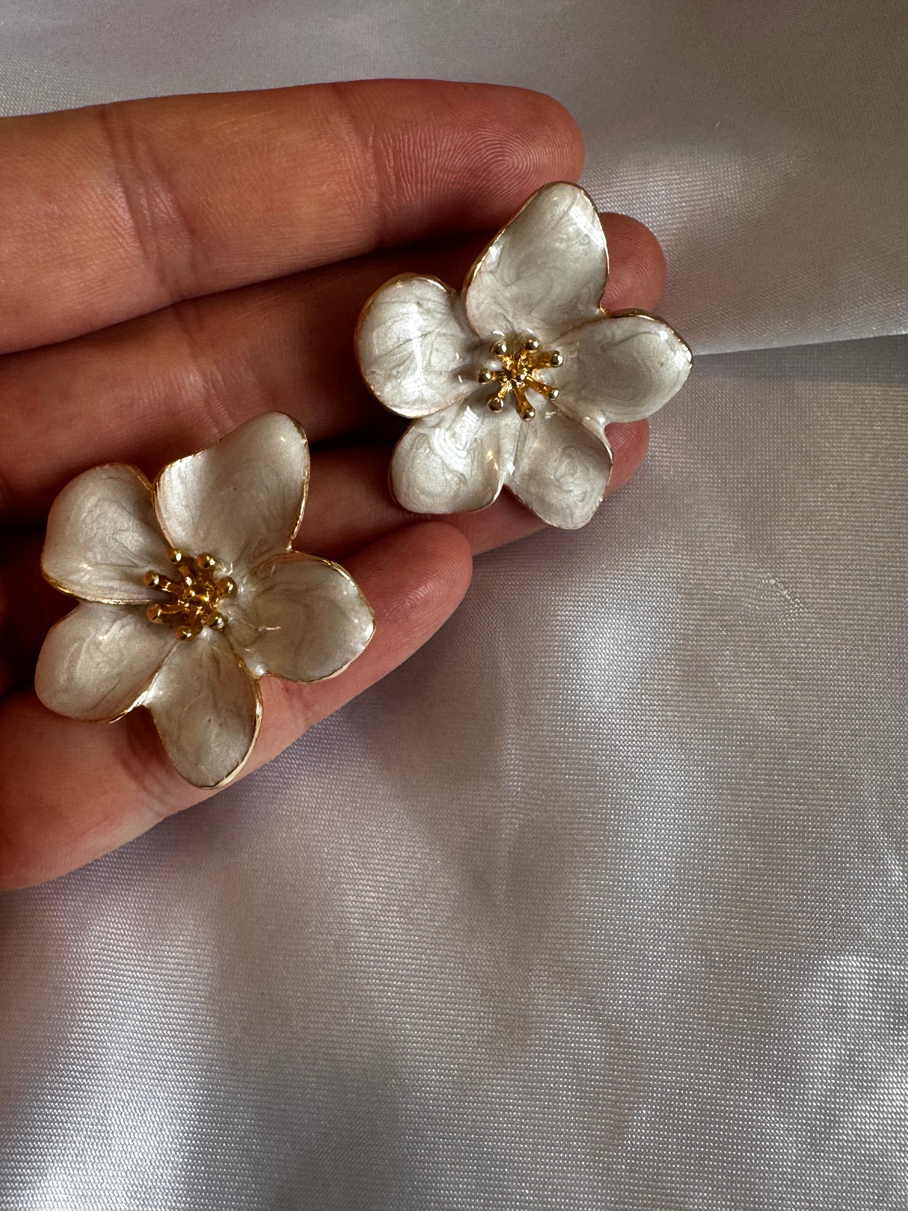 Boucles d’oreilles Fleurs d’été du Sud — LaMaisonRose & Co