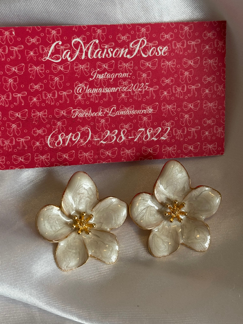 Boucles d’oreilles Fleurs d’été du Sud — LaMaisonRose & Co