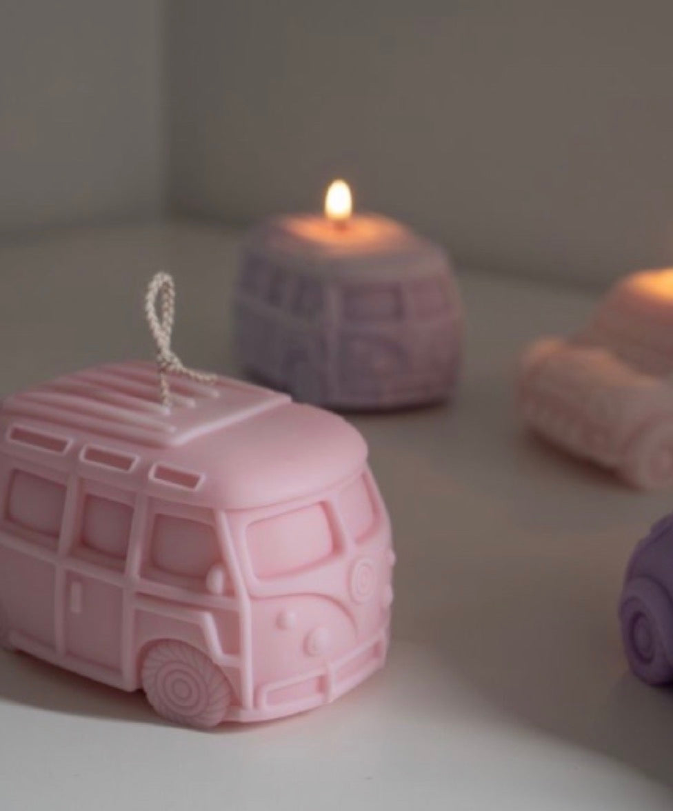 Mini Bougies Véhicules – Chandelles Auto & Van Originales – Mini Car & Mini Van