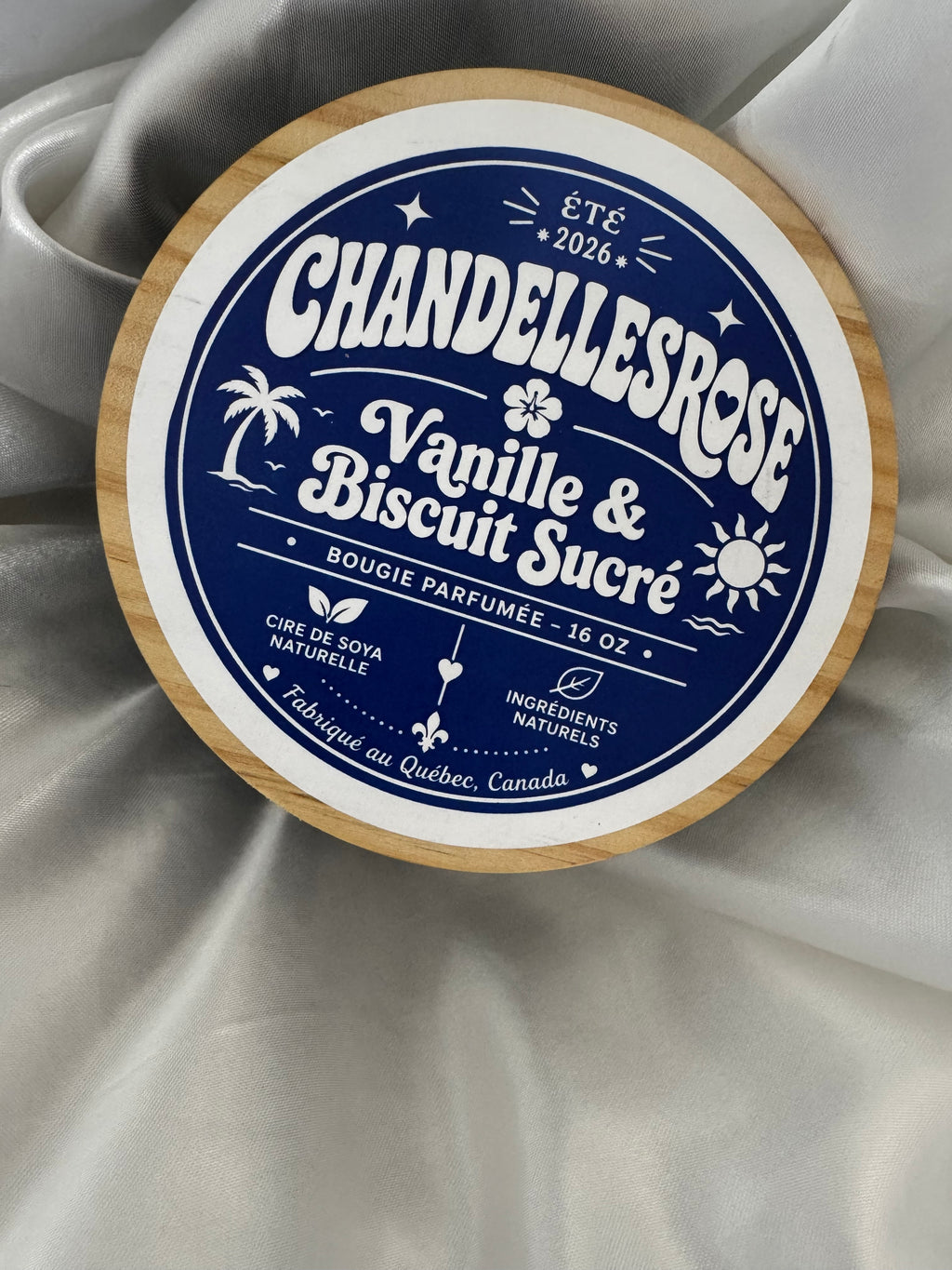 Vanille & Biscuit Sucré – Chandelle parfumée 16 oz