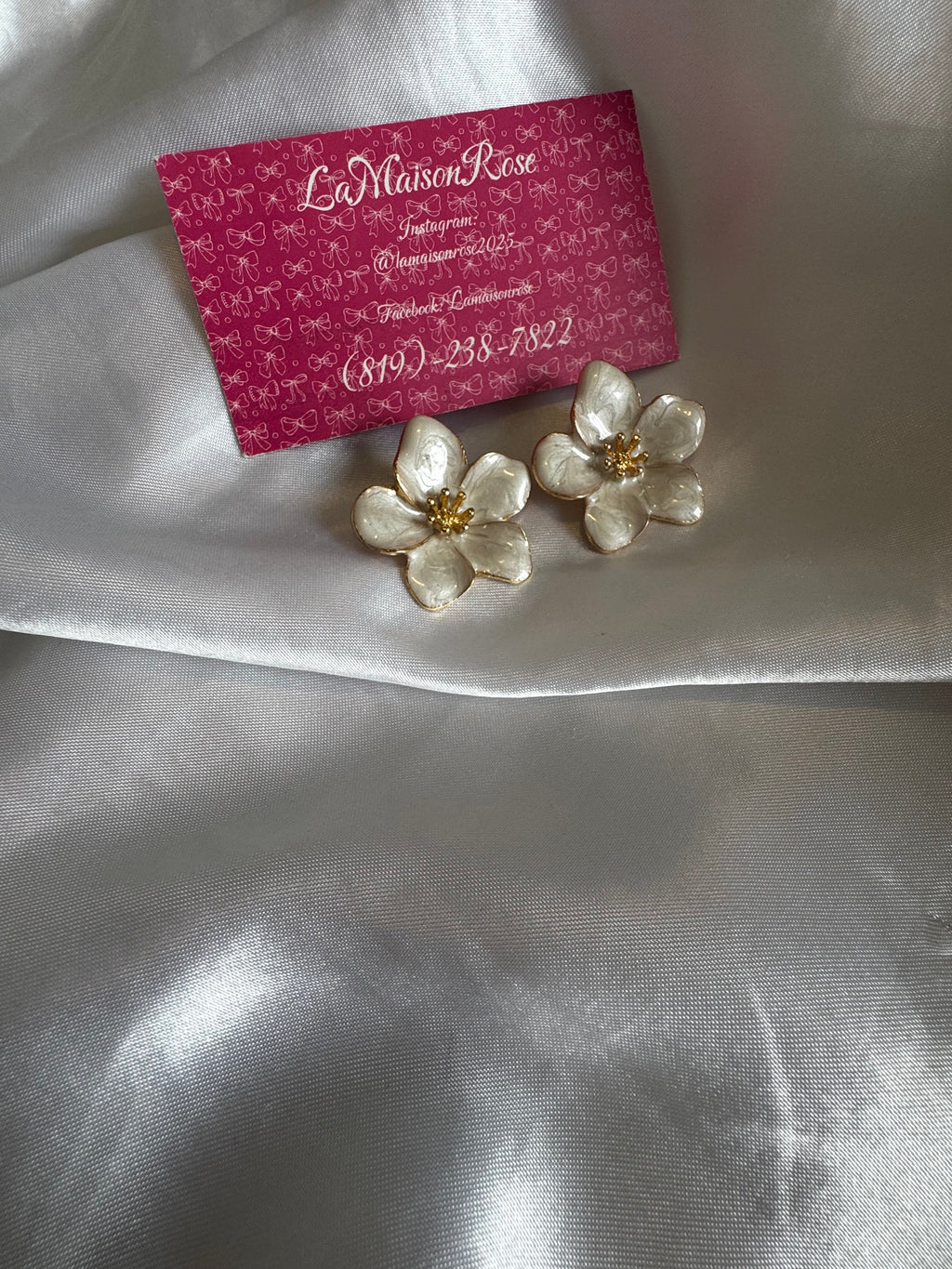 Boucles d’oreilles Fleurs d’été du Sud — LaMaisonRose & Co