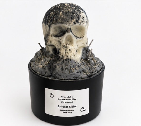 💀 Spiced Cider — Chandelle gourmande Fête de la mort | ChandellesRose