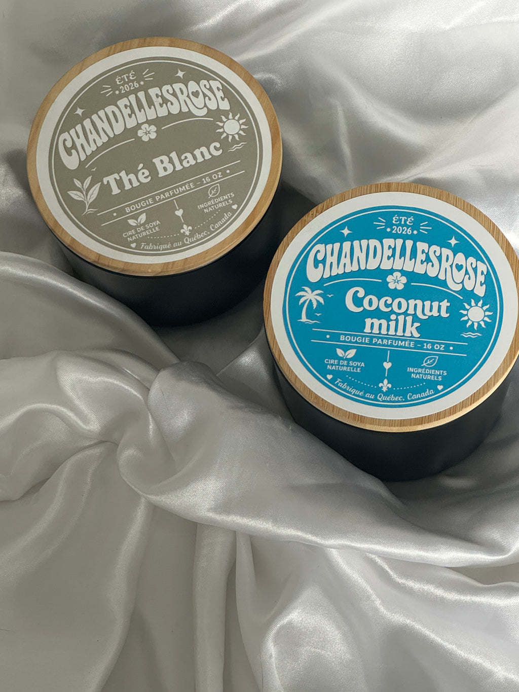ChandellesRose- Chandelle 16oz thé blanc