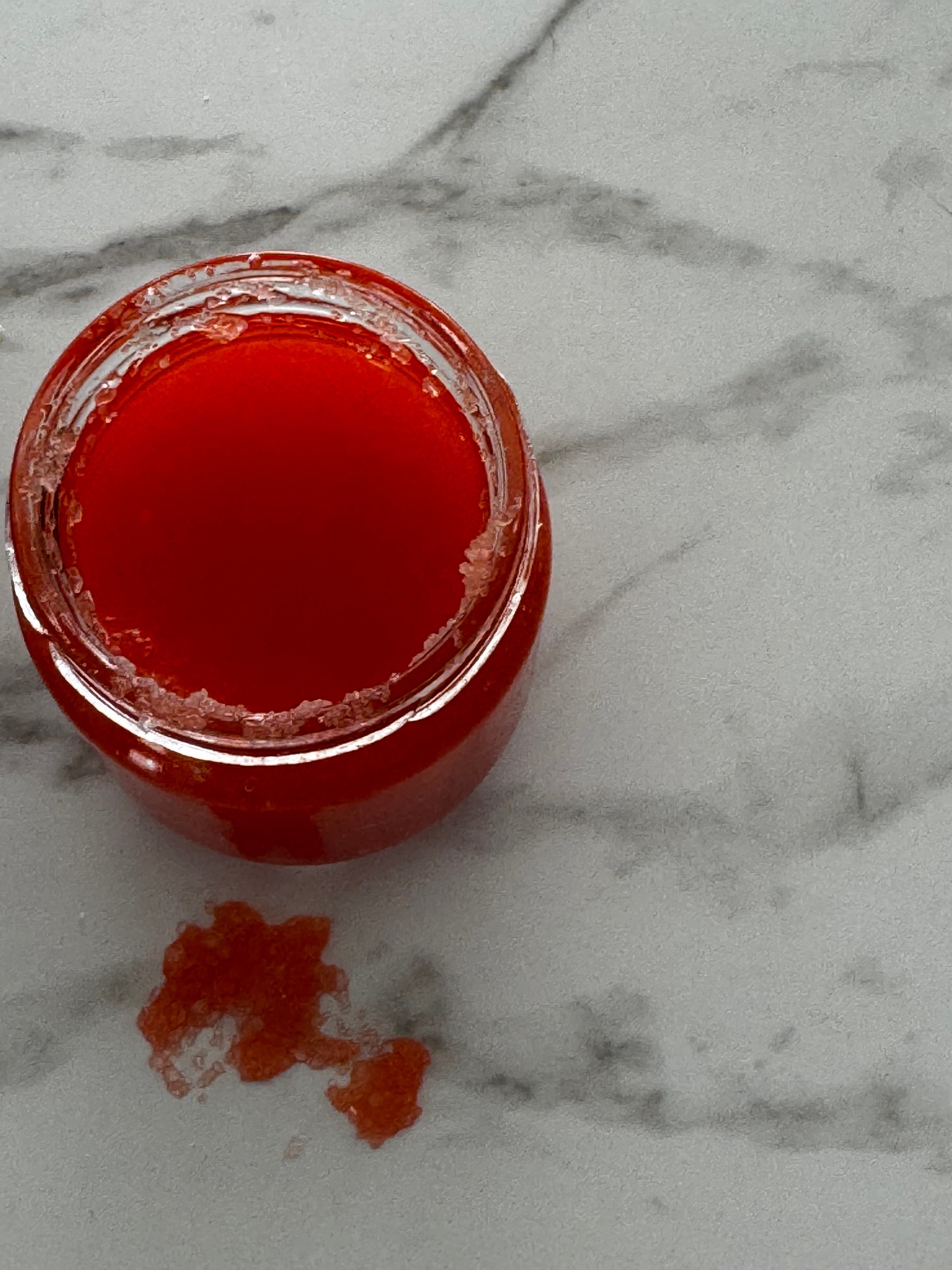 Exfoliant 9oz dans des pots de verres