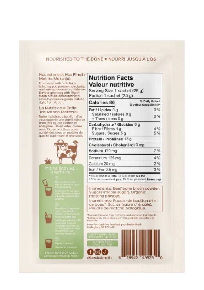 Beck’s Broth Matcha