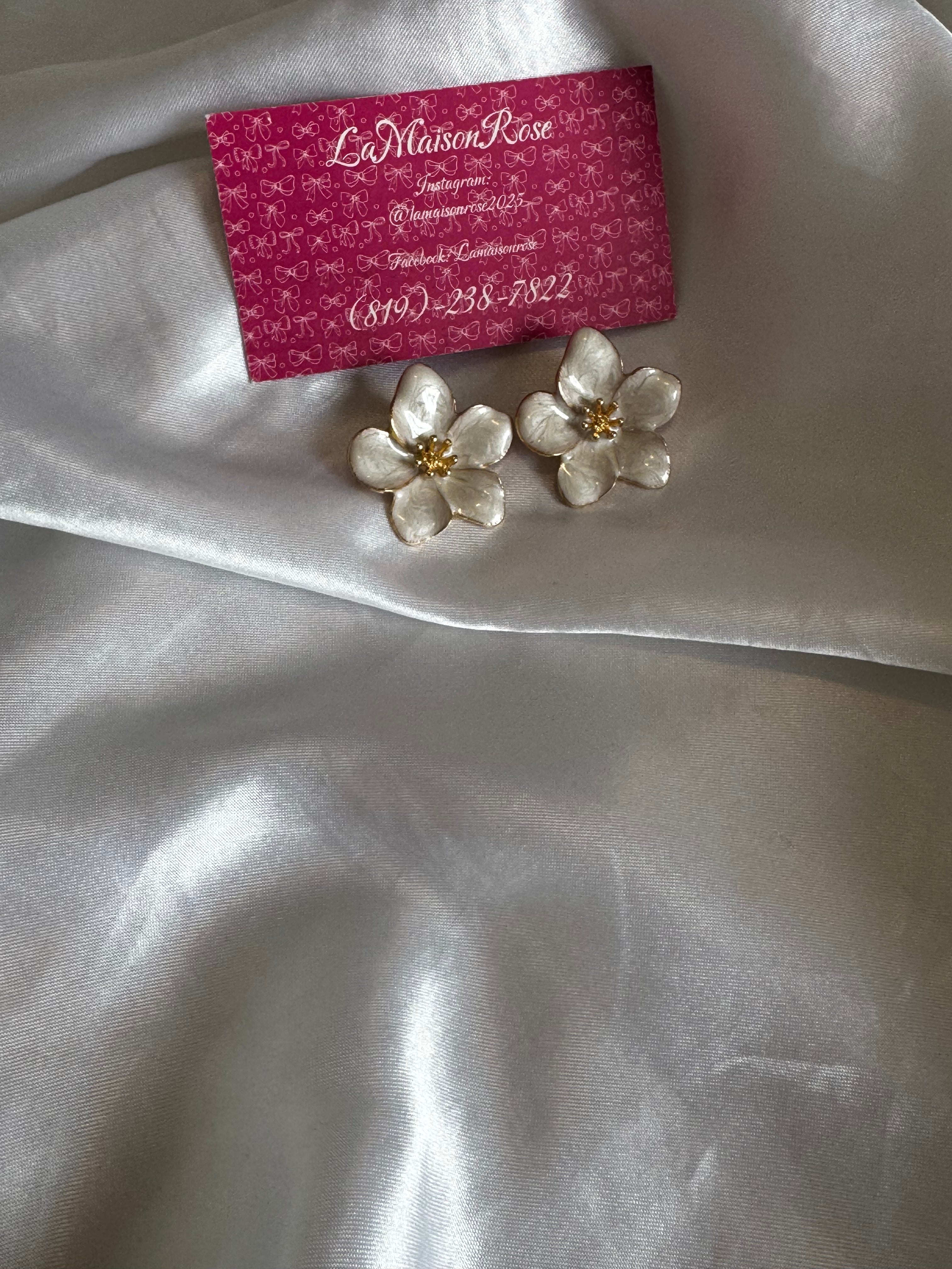 Boucles d’oreilles Fleurs d’été du Sud — LaMaisonRose & Co