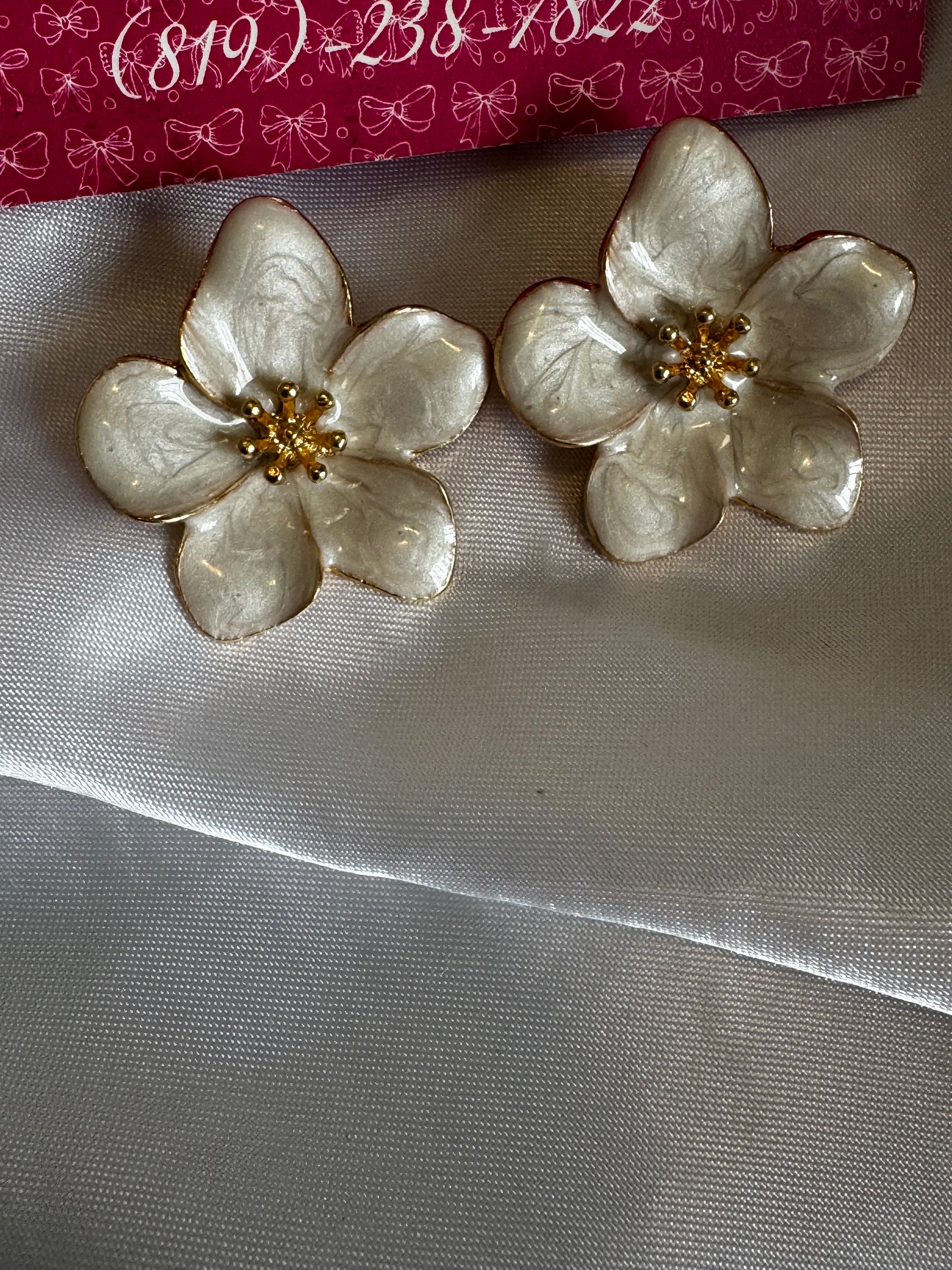 Boucles d’oreilles Fleurs d’été du Sud — LaMaisonRose & Co