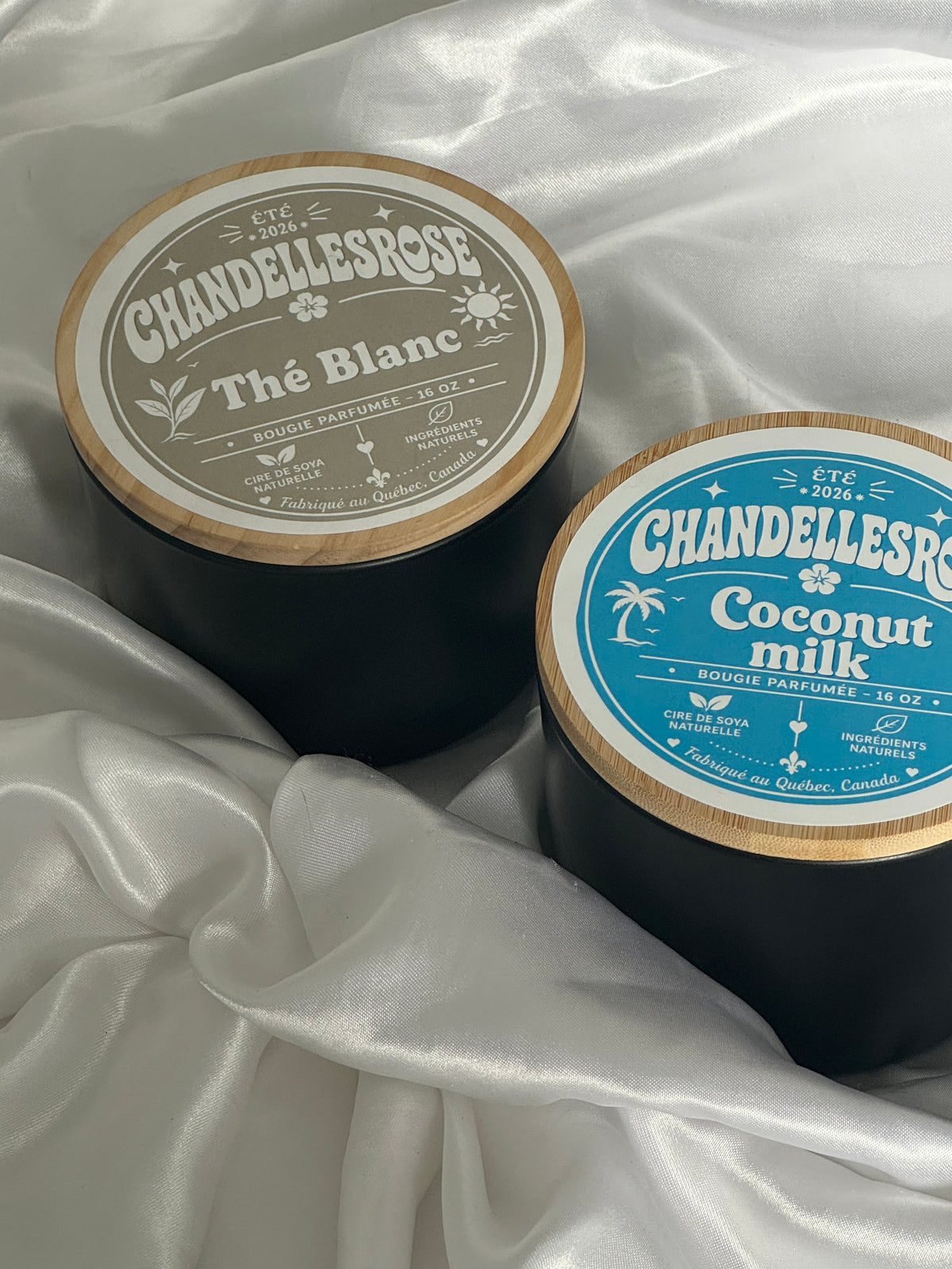 ChandellesRose- Chandelle 16oz thé blanc