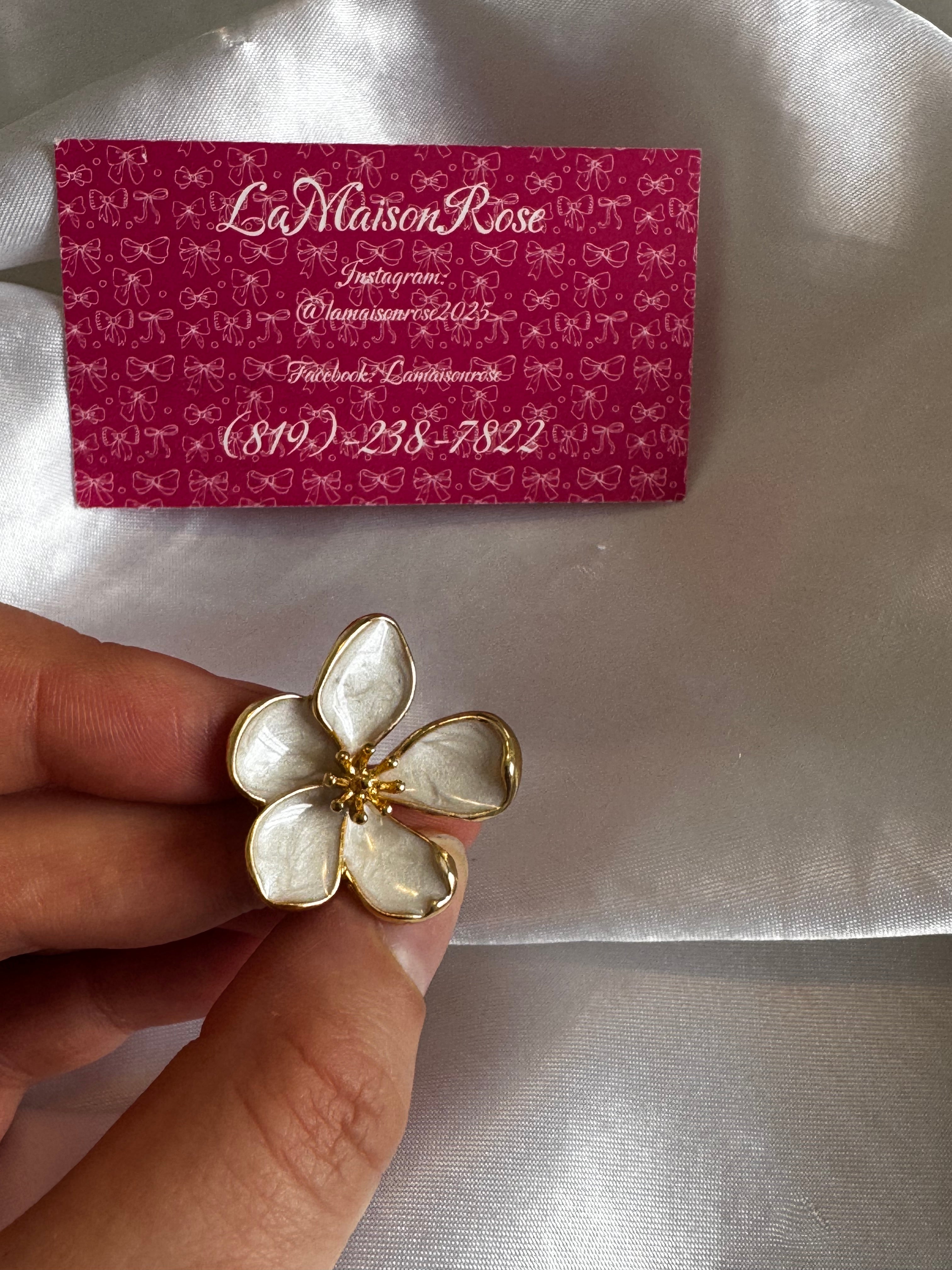 Bague Fleur d’été du Sud — LaMaisonRose & Co
Une petite touche florale à porter chaque jour