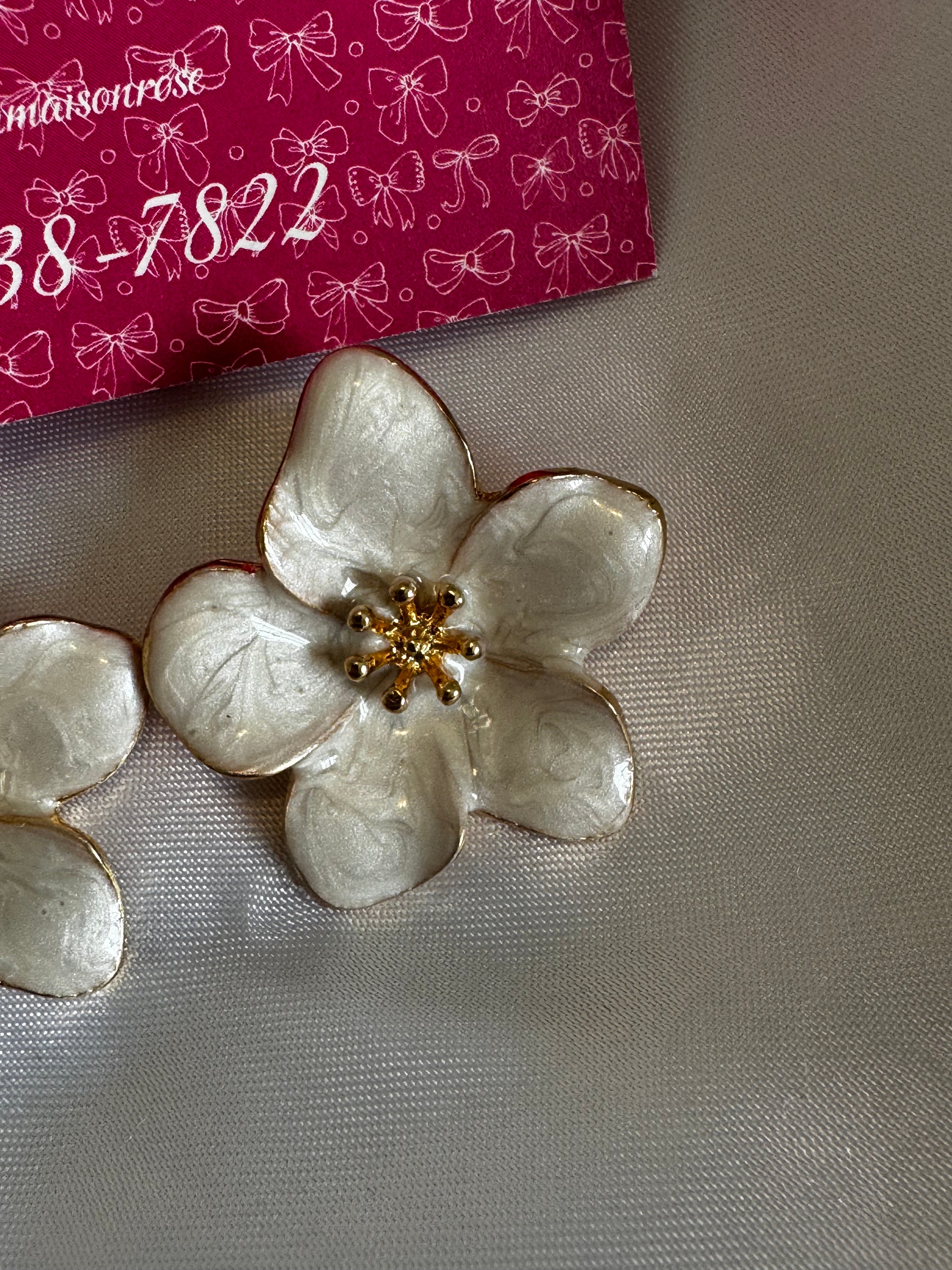 Boucles d’oreilles Fleurs d’été du Sud — LaMaisonRose & Co