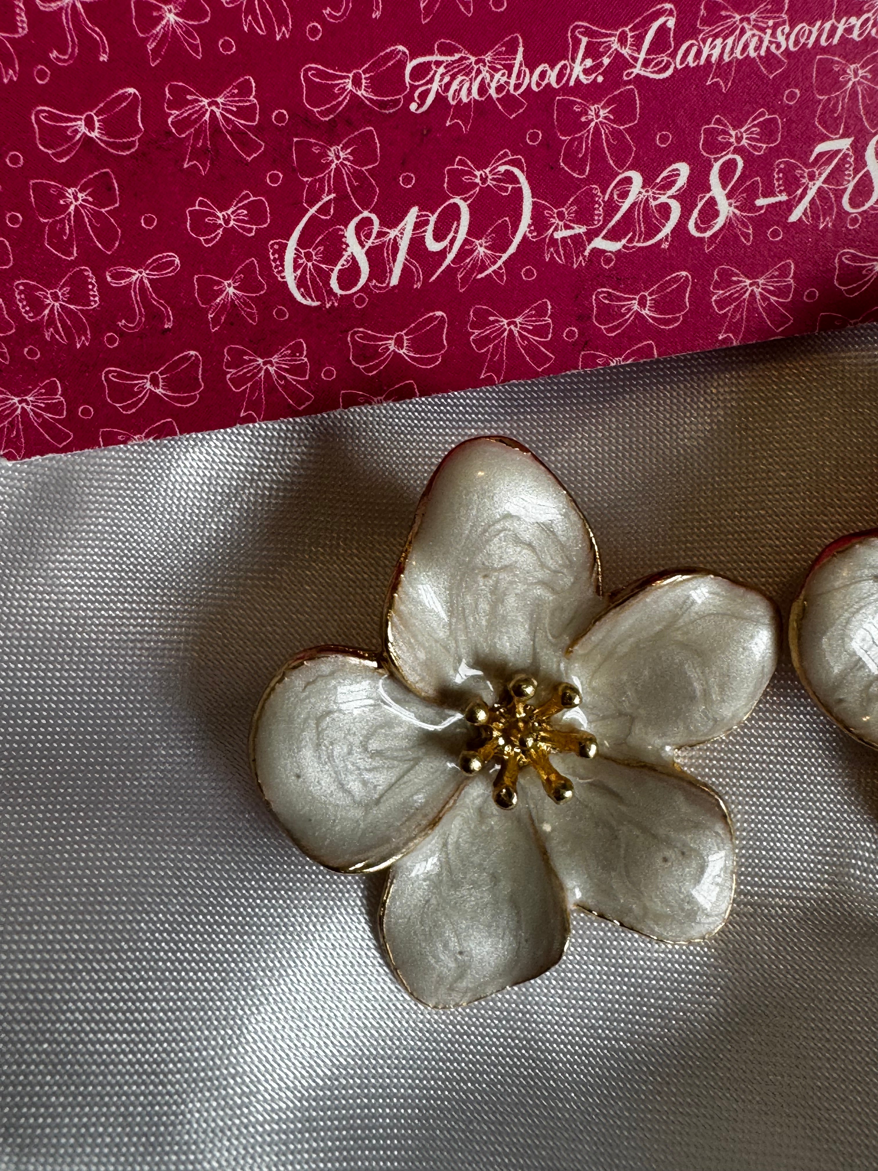 Boucles d’oreilles Fleurs d’été du Sud — LaMaisonRose & Co